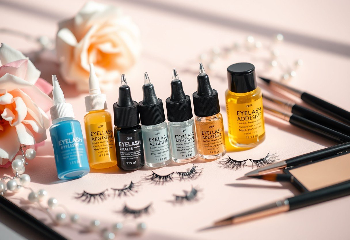 types of eyelash adhesives and their importance jsv | newinbeauty-studios | Kingston beauty Salon