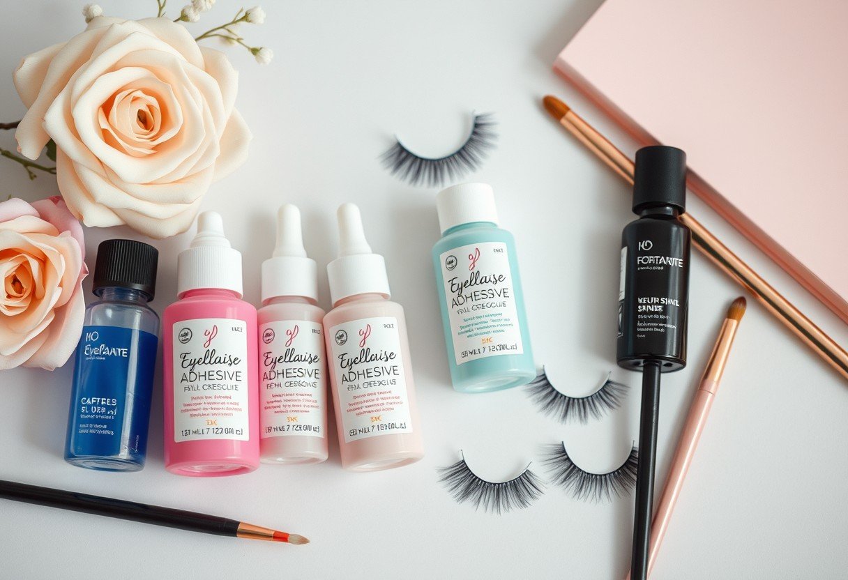 types of eyelash adhesives and their importance | newinbeauty-studios | Kingston beauty Salon